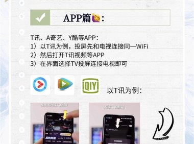 腾讯视频/爱奇艺/优酷APP电视投屏教程-APP篇